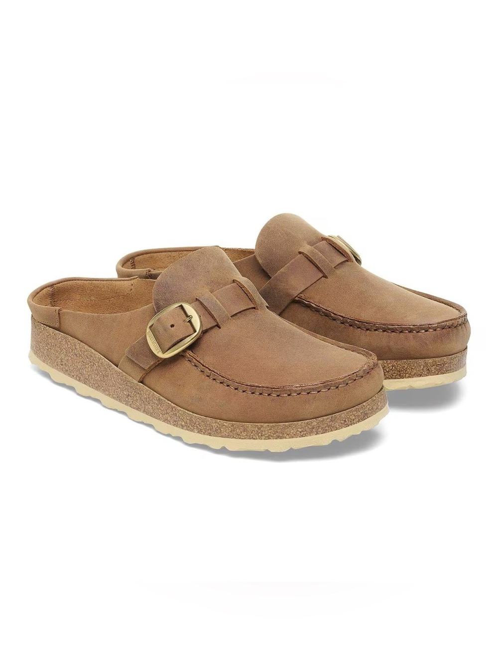 BIRKENSTOCK Buckley Oiled Leather in Cognac sz 41 / US 10